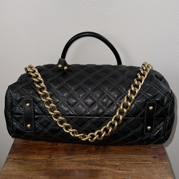 Y2K Marc Jacobs Black Quilted Stam Bag Purse - Picture 7 of 16